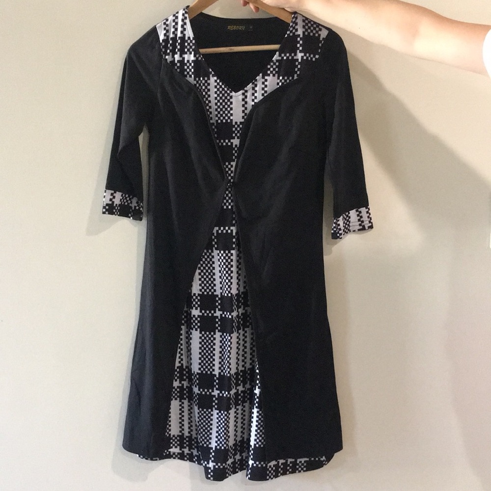 Long half sleeve dress